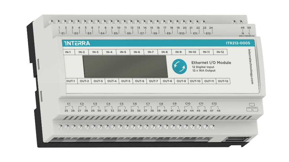 12 Kanal Ethernet I/O Modülü