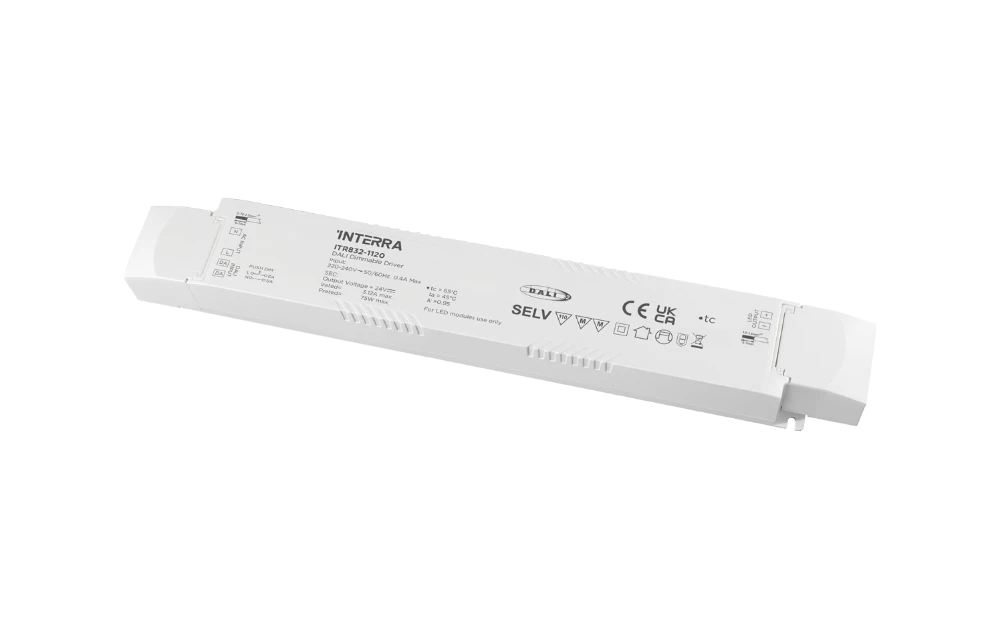 75W DALI-2 DT6 Constant Voltage Dimmable LED Sürücüsü (24 V DC)