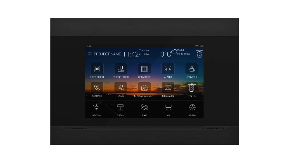 Interra 4 - 7'' KNX Dokunmatik Panel