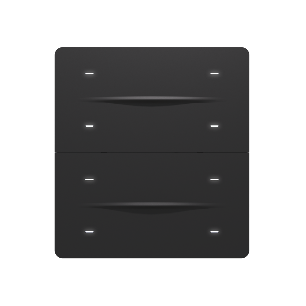 iX-M 8 Butonlu KNX Anahtar Panel / Antrasit