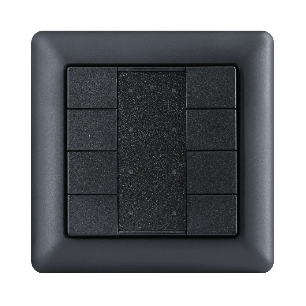 Model A DALI-2 Switch - 8 Buton Siyah Plastik
